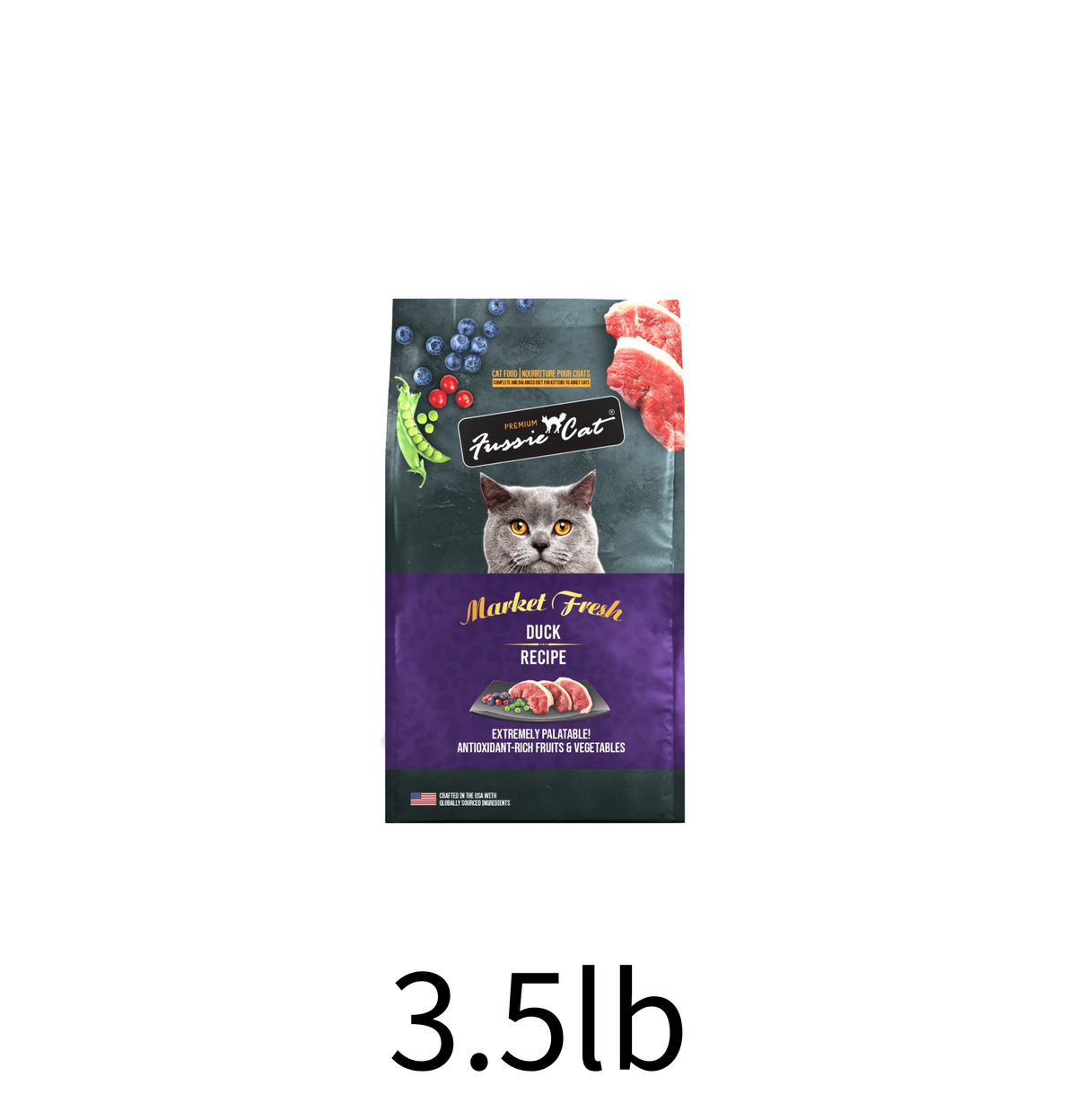 Fussie Cat | 鵪鶉+鴨肉貓乾糧 - Lantau Pet