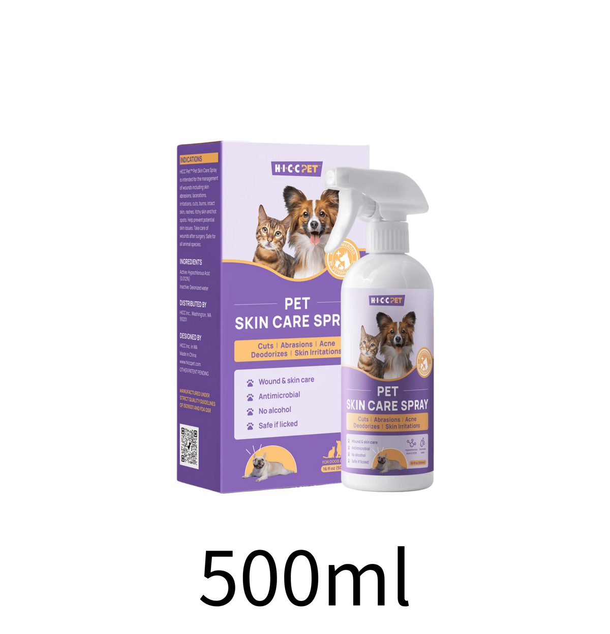 HICCPET | 寵物皮膚護理噴霧(貓狗適用) - Lantau Pet