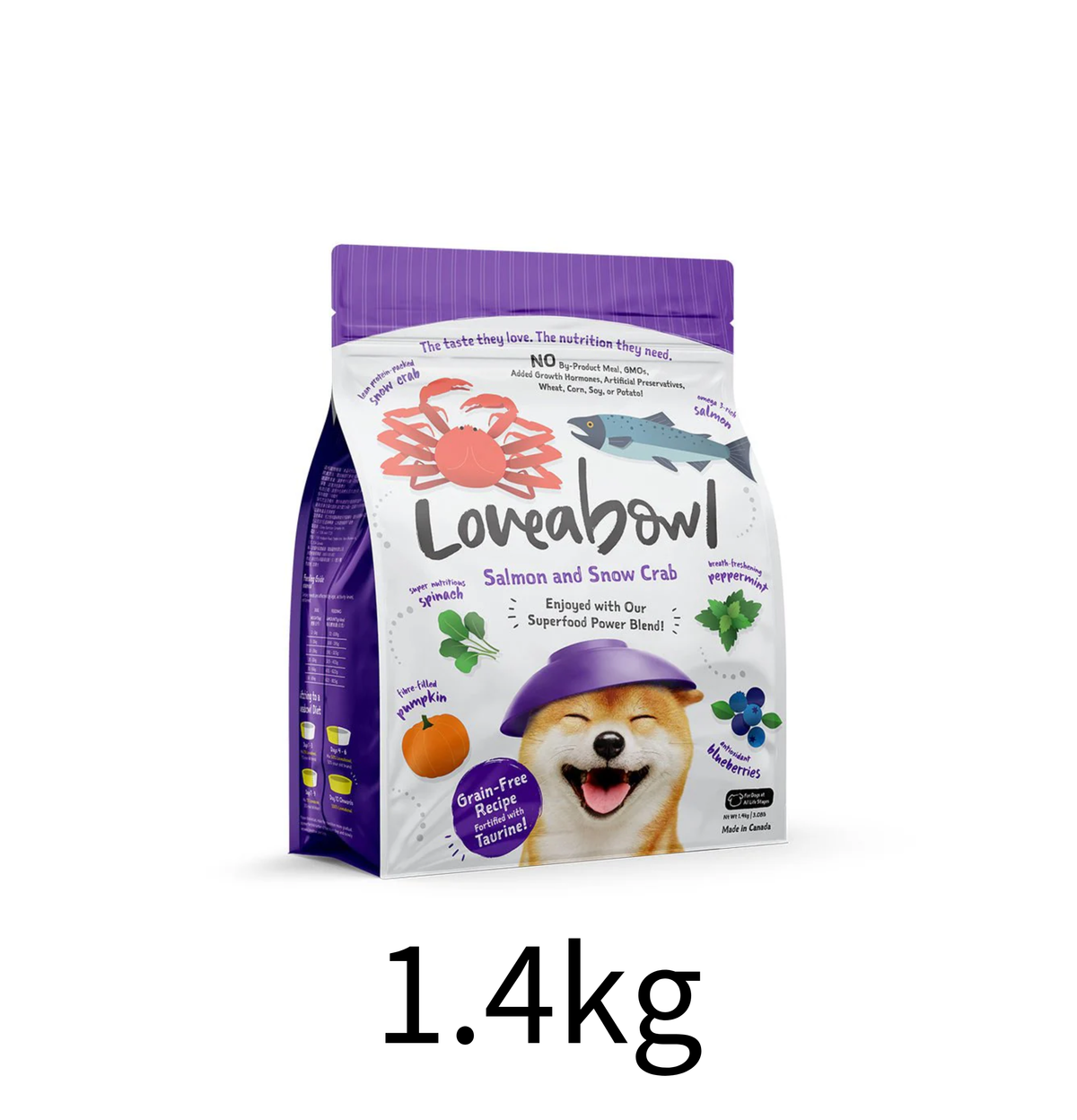 Loveabowl | 無穀物雪蟹+三文魚海鮮狗乾糧- Lantau Pet
