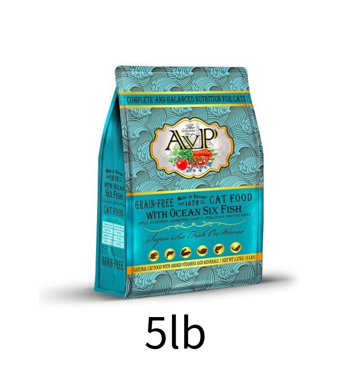 AVP | 無穀物深海6種魚貓乾糧 5lb