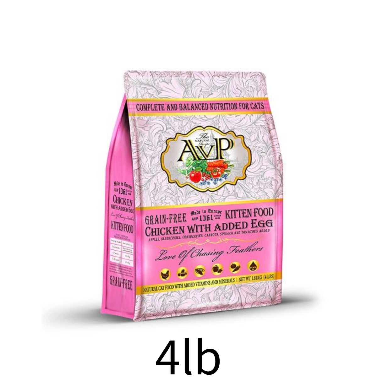 AVP | 無穀物雞蛋+雞肉幼貓糧 4lb