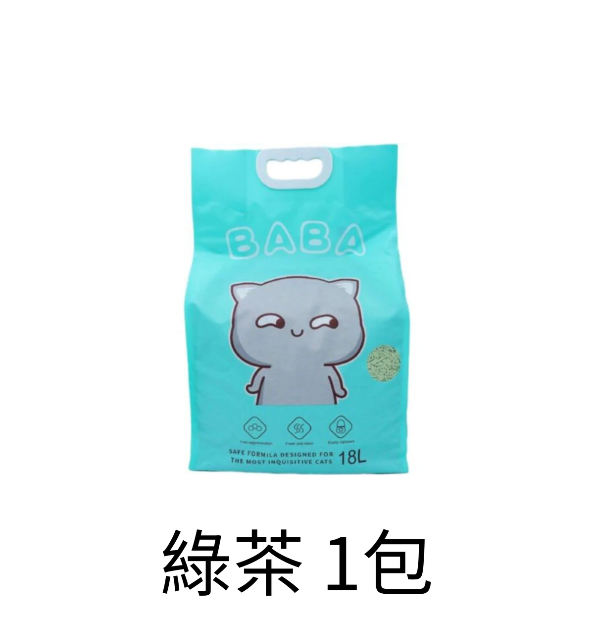 BABA | 豆腐貓砂 18L - 綠茶 x1包