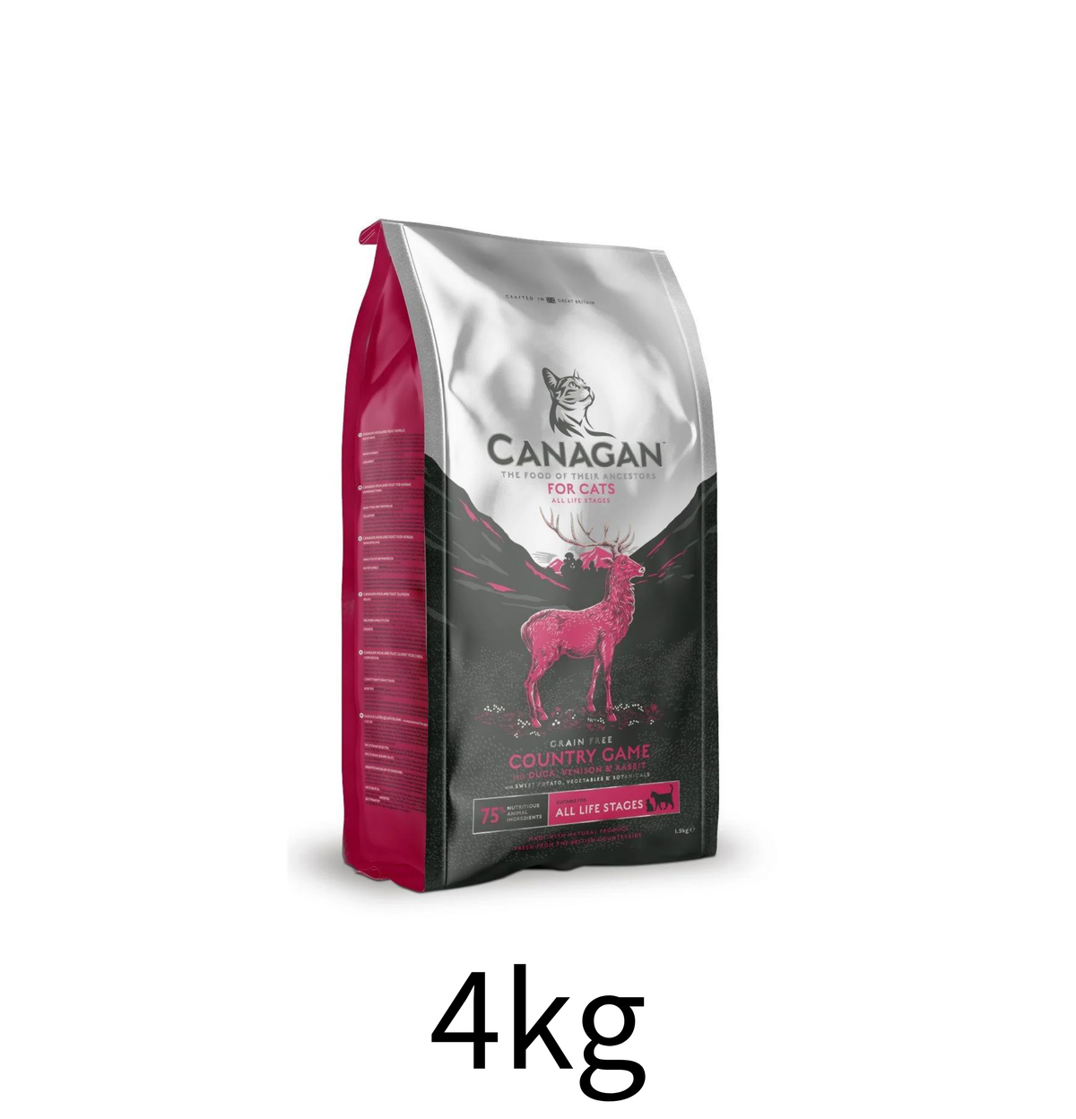 Canagan | 無穀物田園野味貓乾糧 4kg