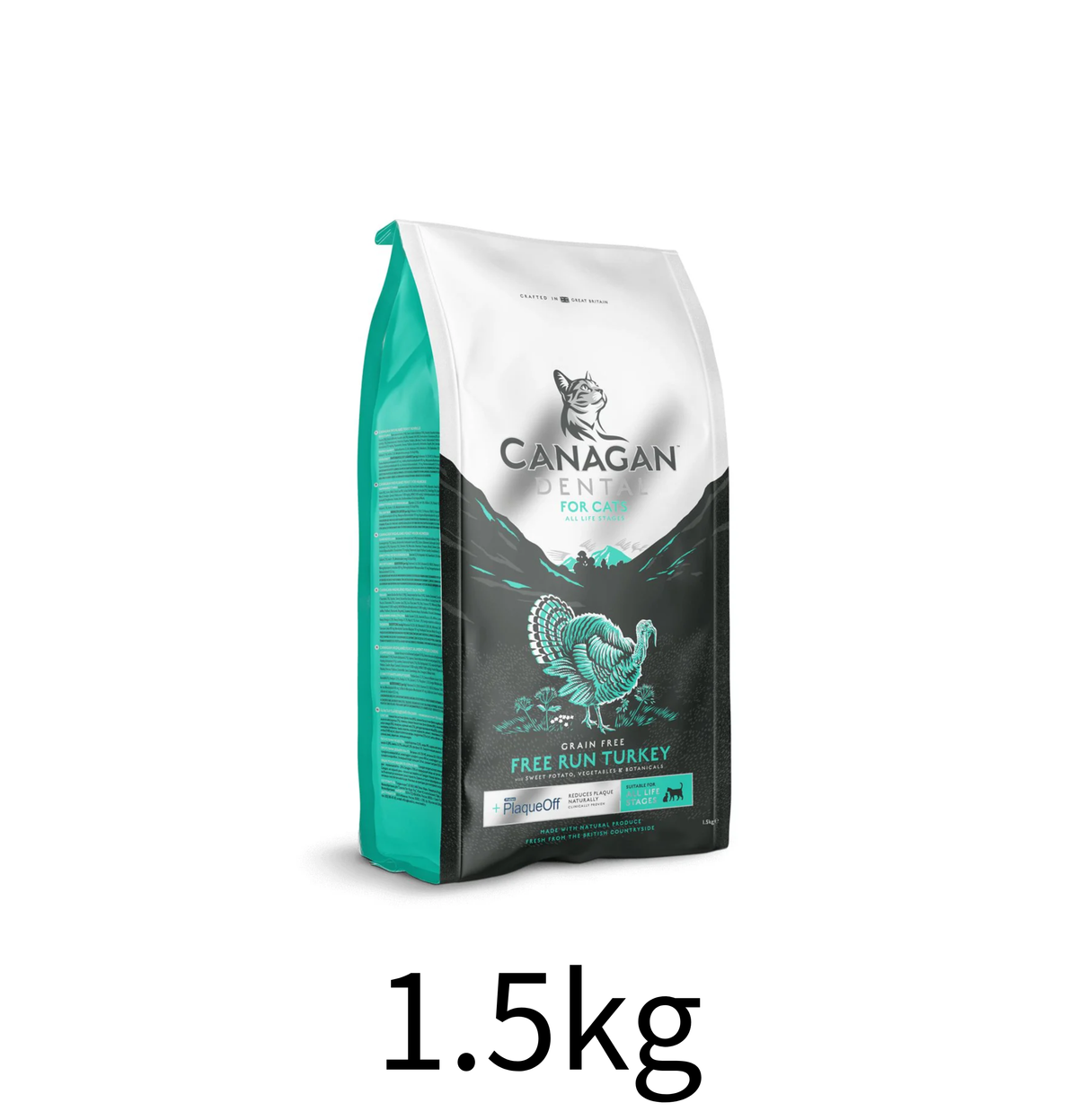Canagan | 無穀物火雞健齒貓乾糧 1.5kg