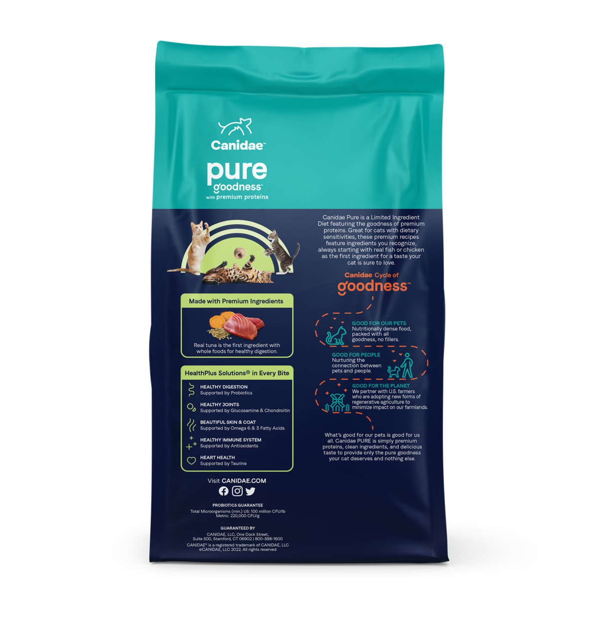Canidae | 無穀物吞拿魚貓乾糧 10lb