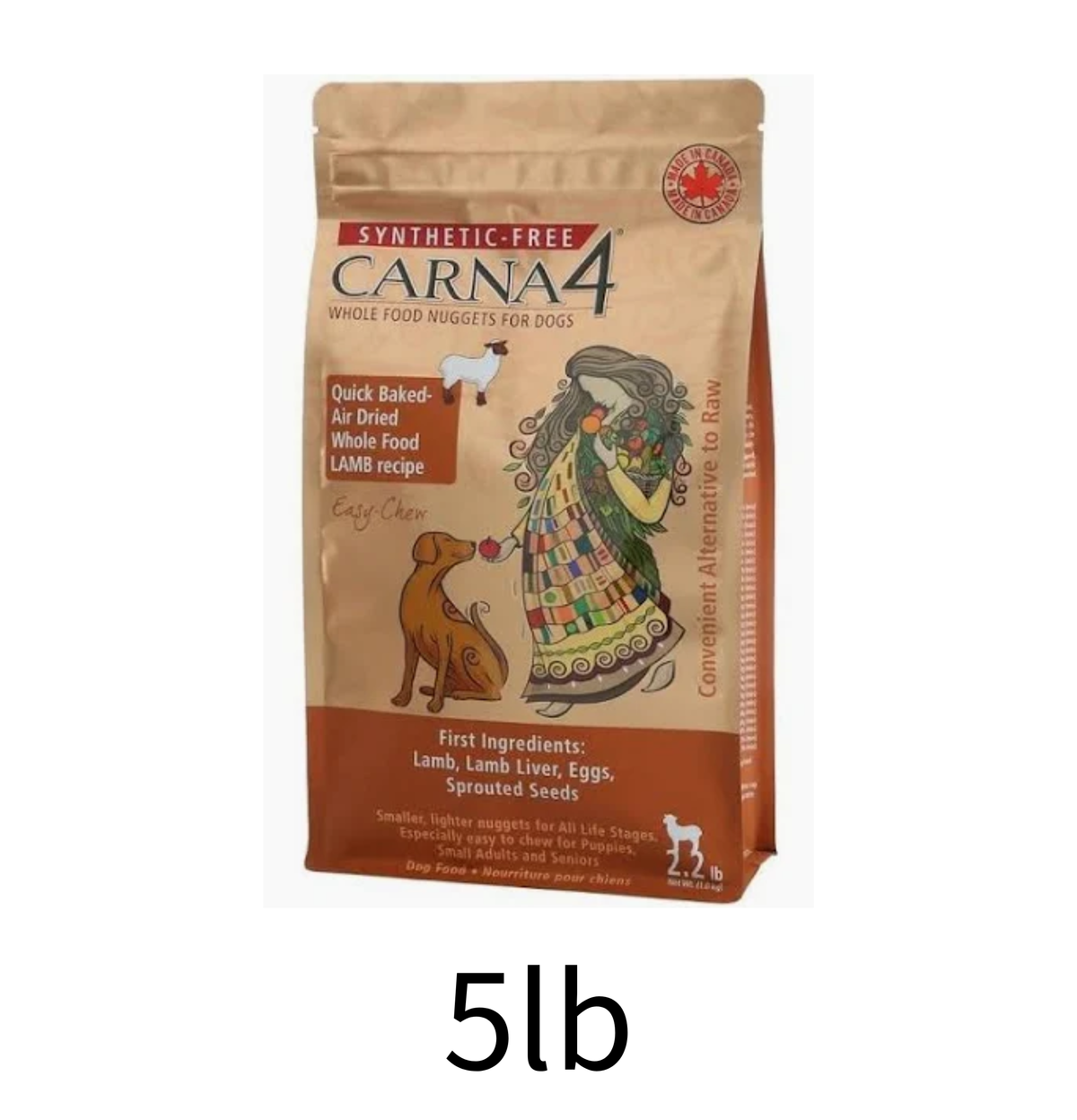 Carna4 | 羊肉全犬狗乾糧 - 5lb