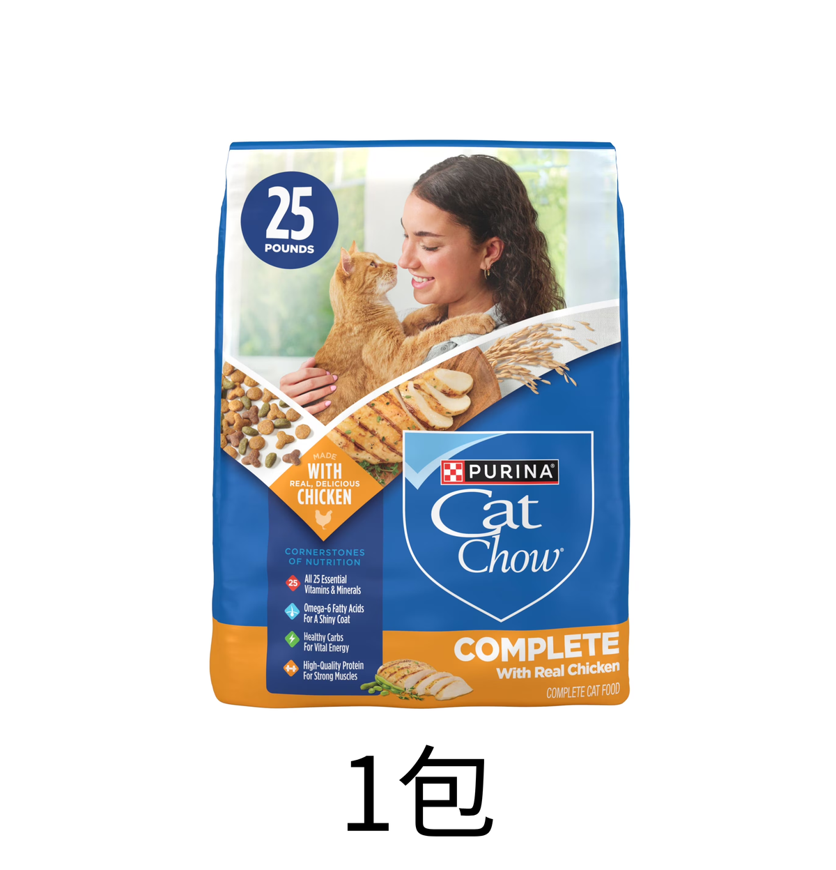 Purina Cat Chow | Complete 成貓配方貓乾糧 15lb - 1包