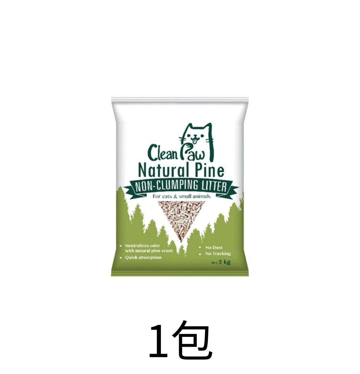 Clean Paw | 潔寶天然松木貓砂 5kg - 1包