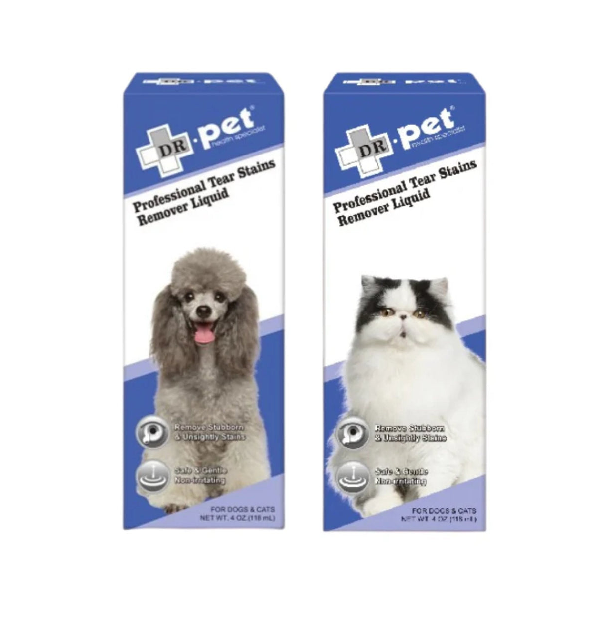 Dr. Pet | 專業淚痕清潔液 118ml(貓狗適用) - Lantau Pet
