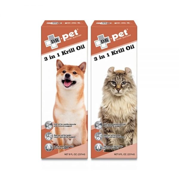 Dr. Pet | 3合1深海磷蝦油 237ml (貓狗食用) - Lantau Pet
