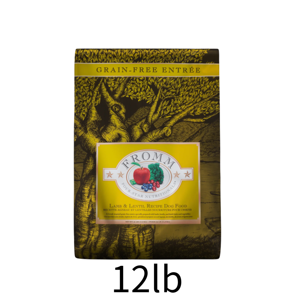 Fromm | 無穀物羊肉+蔬菜狗乾糧 12lb