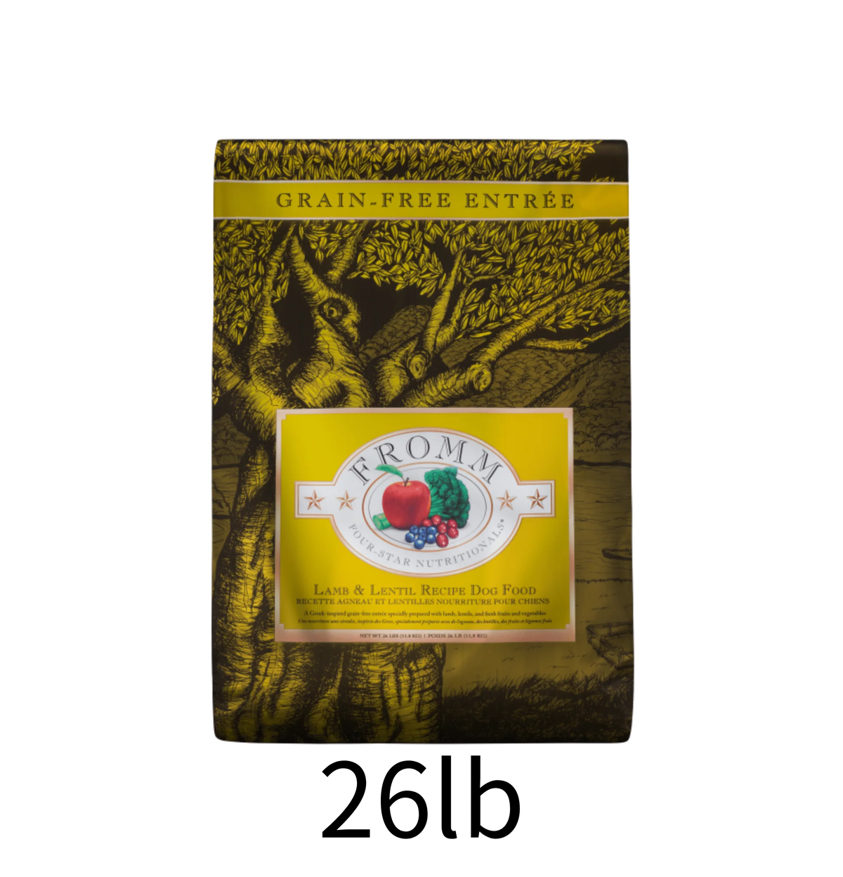 Fromm | 無穀物羊肉+蔬菜狗乾糧 26lb