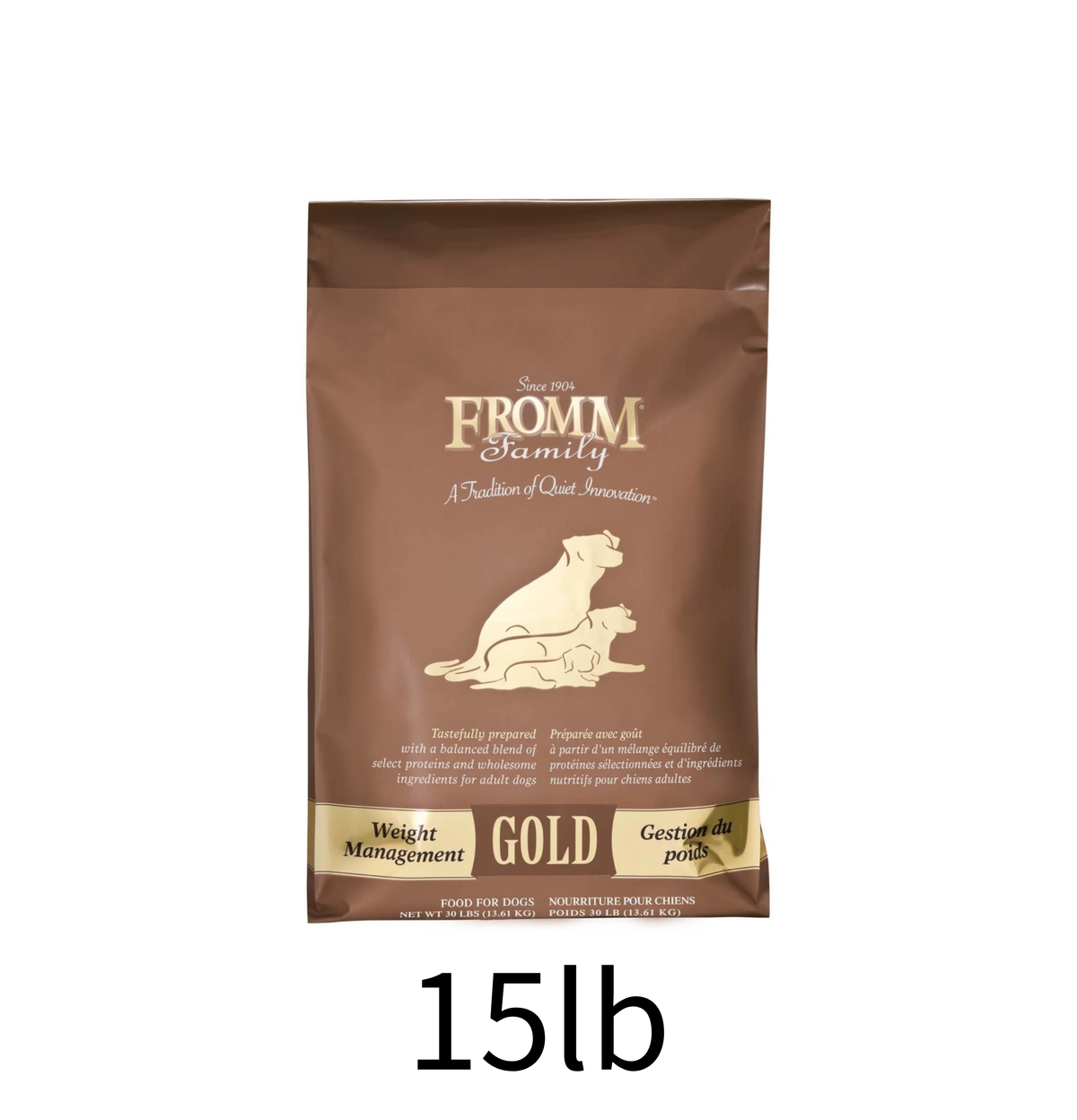 Fromm Gold | 雞+鴨+羊+魚低脂體重控制老犬糧 15lb