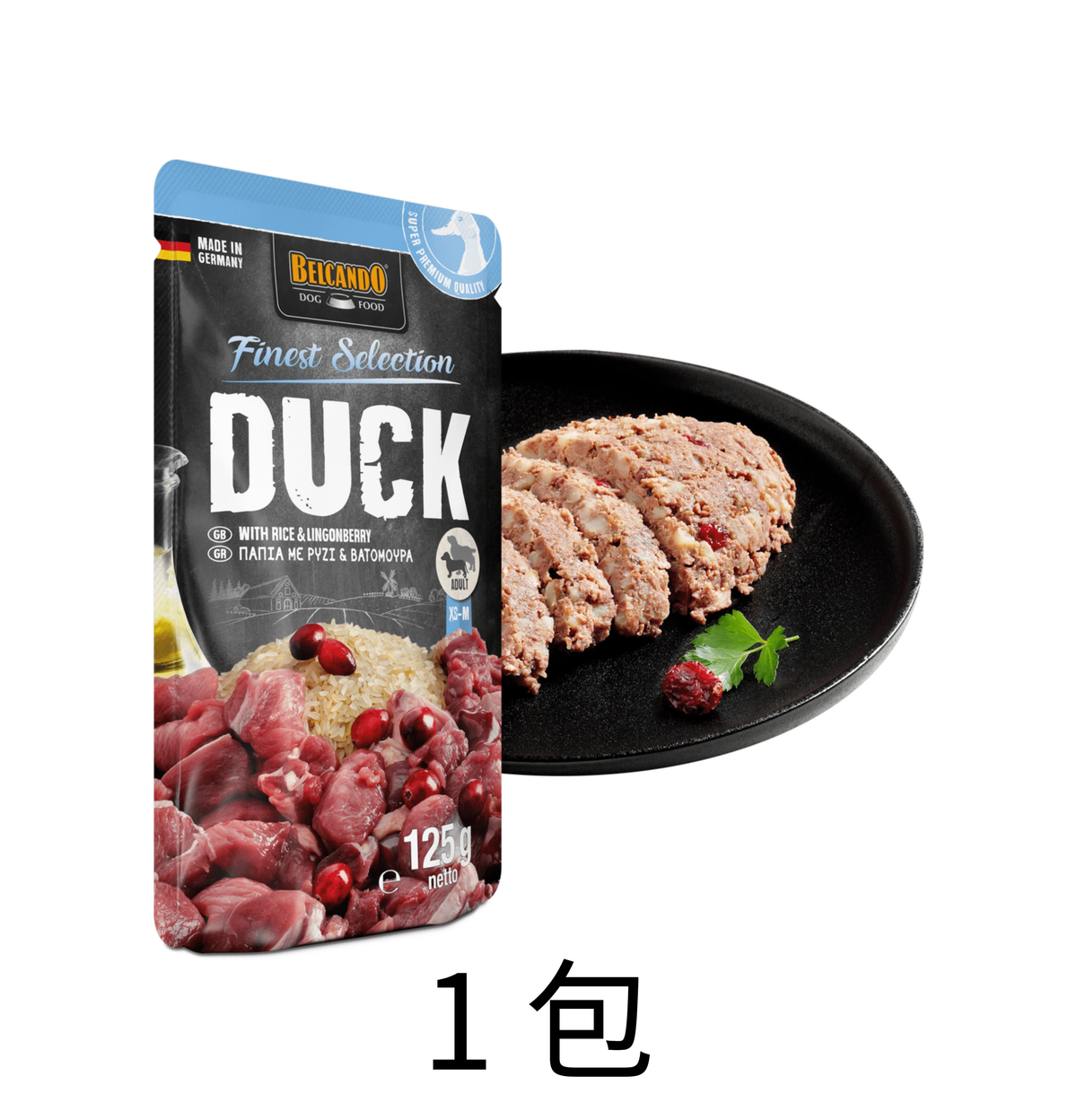 leonardo-belcando-dog-food-duck-with-rice-lingonberries-1bag - Lantau Pet