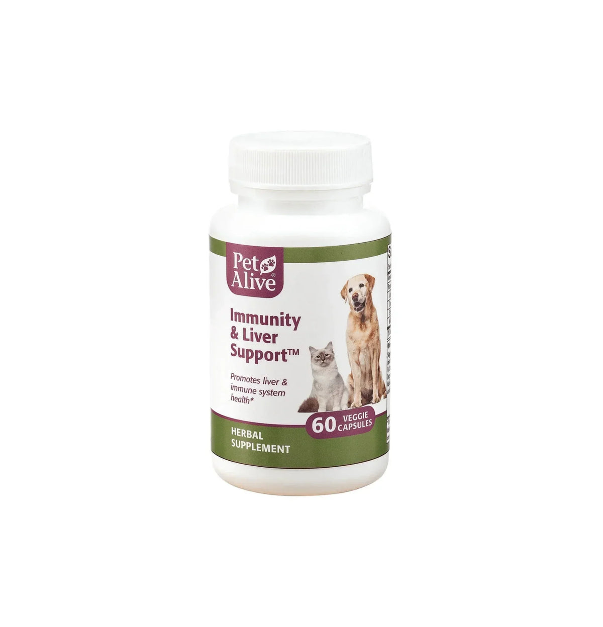 PetAlive | Immuniy & Liver Support 維持肝功能及免疫系統 60粒(貓狗食用) - SugarPet