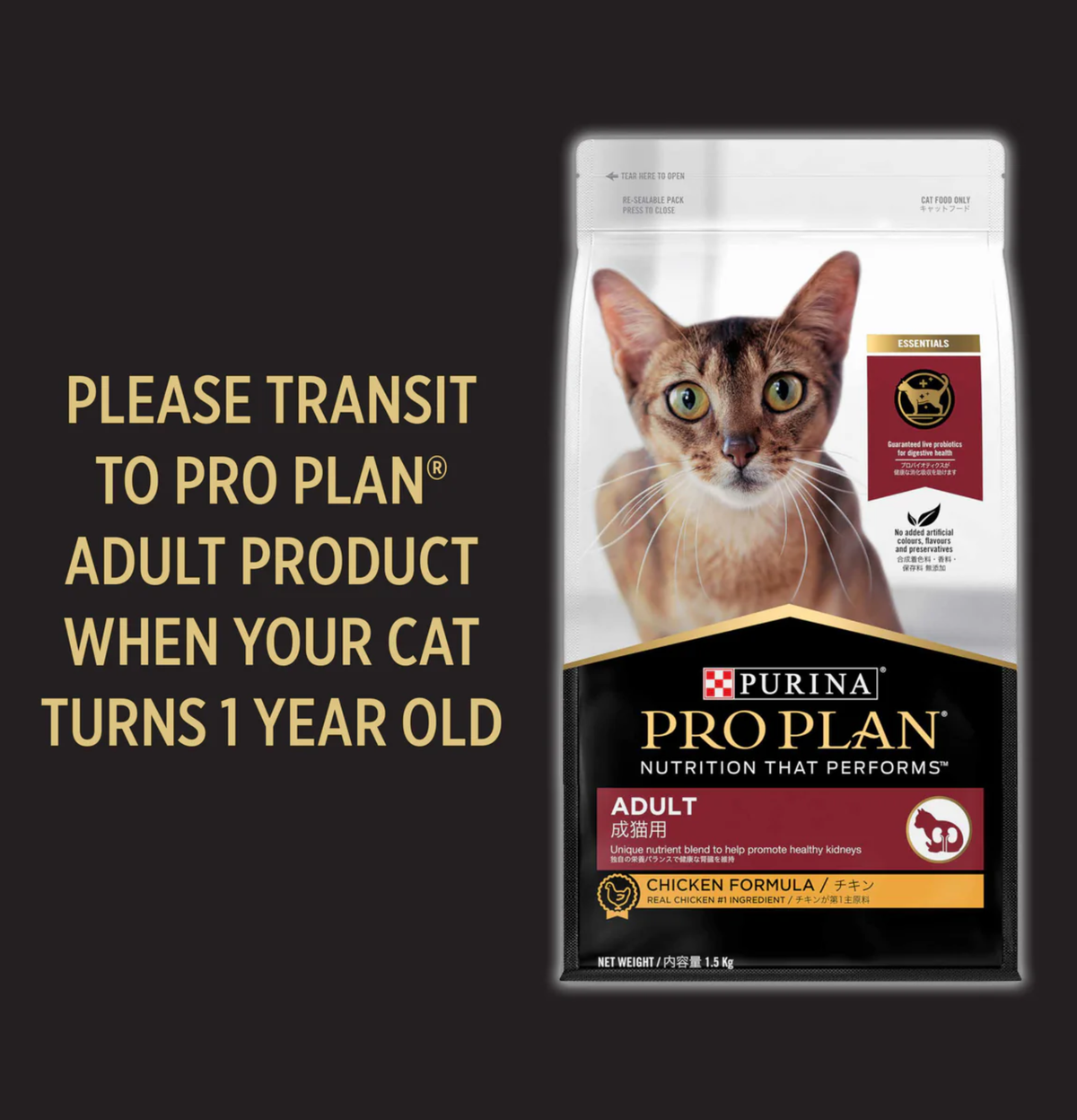 Purina | 幼貓配方雞肉貓乾糧 1.5kg