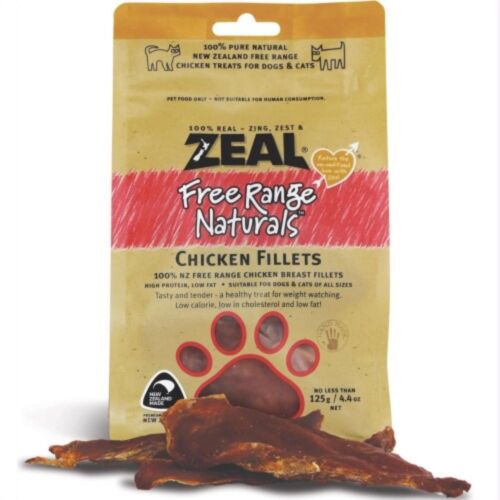 Zeal | 走地雞肉片 125g - Lantau Pet