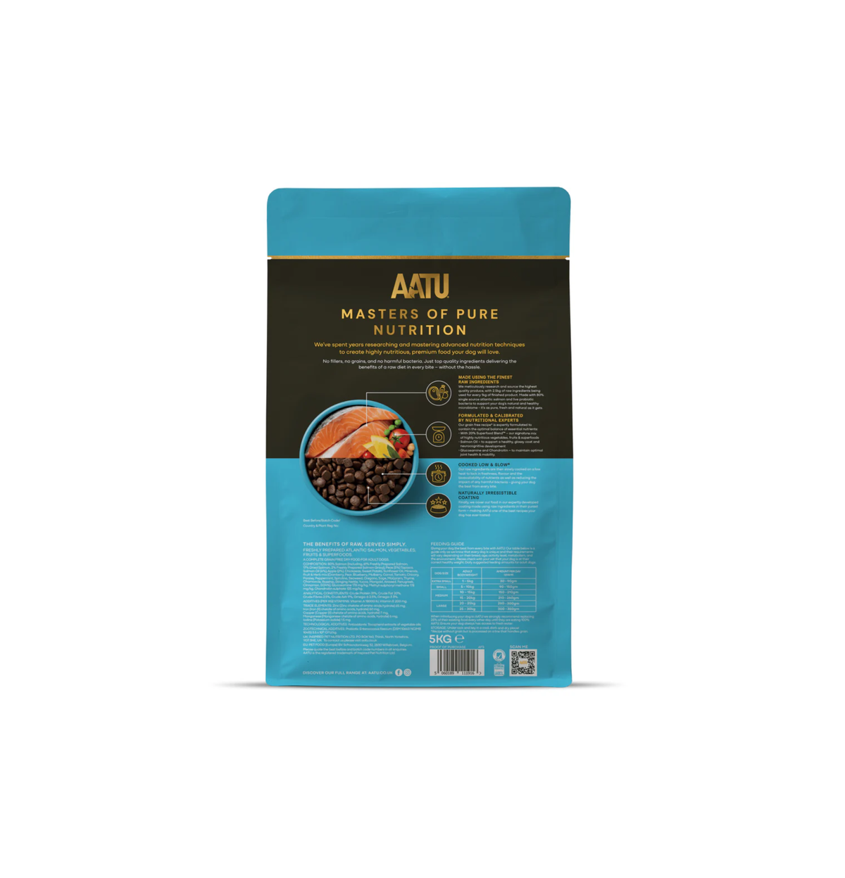 AATU | 無穀物野生三文魚防敏天然狗乾糧 5kg