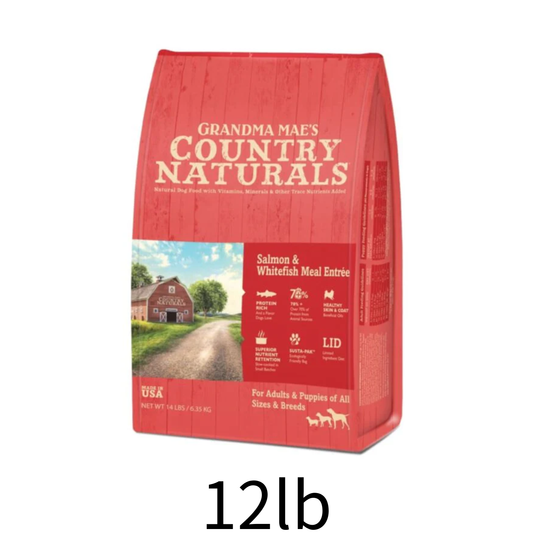 Country Naturals | 三文魚+白鮭魚護目狗乾糧 - Lantau Pet