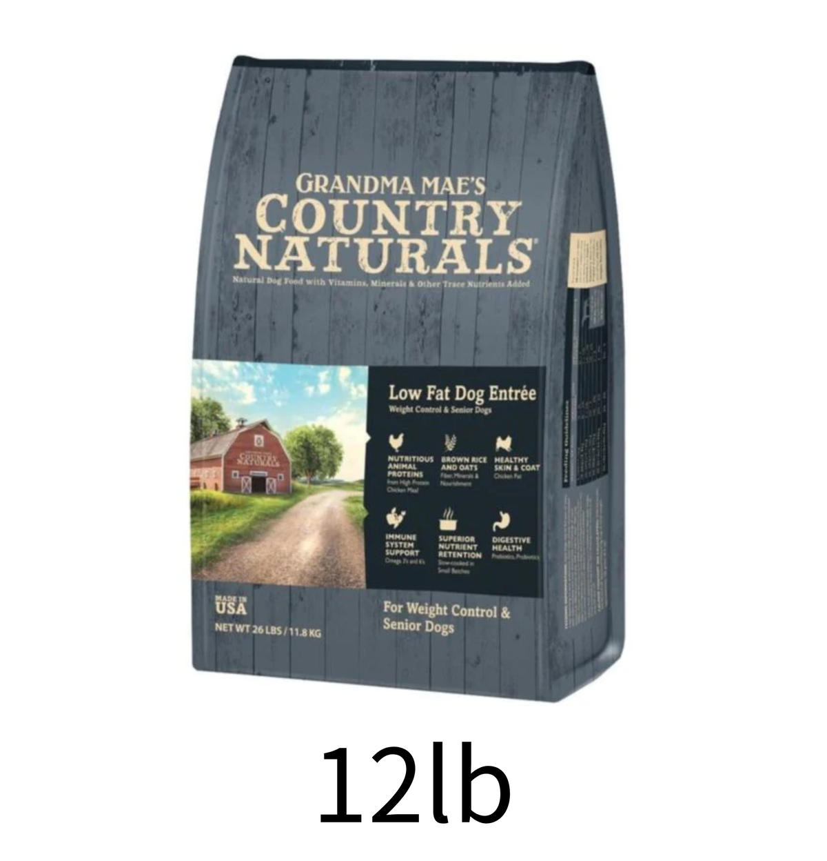 Country Naturals | 雞肉糙米低脂高纖老犬糧 - Lantau Pet