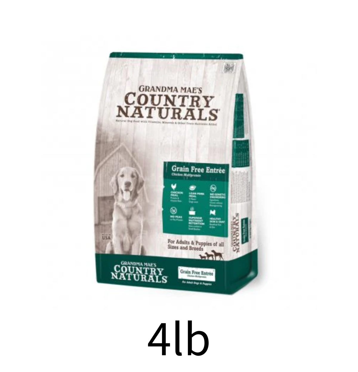 Country Naturals | 無穀物白鮭魚+雞低糖狗乾糧 - Lantau Pet