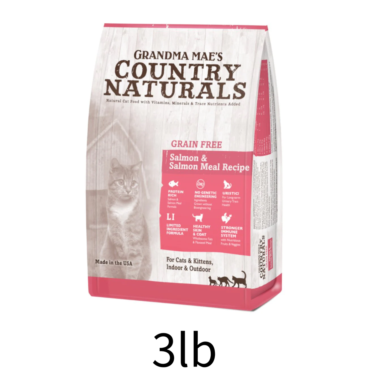Country Naturals | 無穀物低敏三文魚貓乾糧