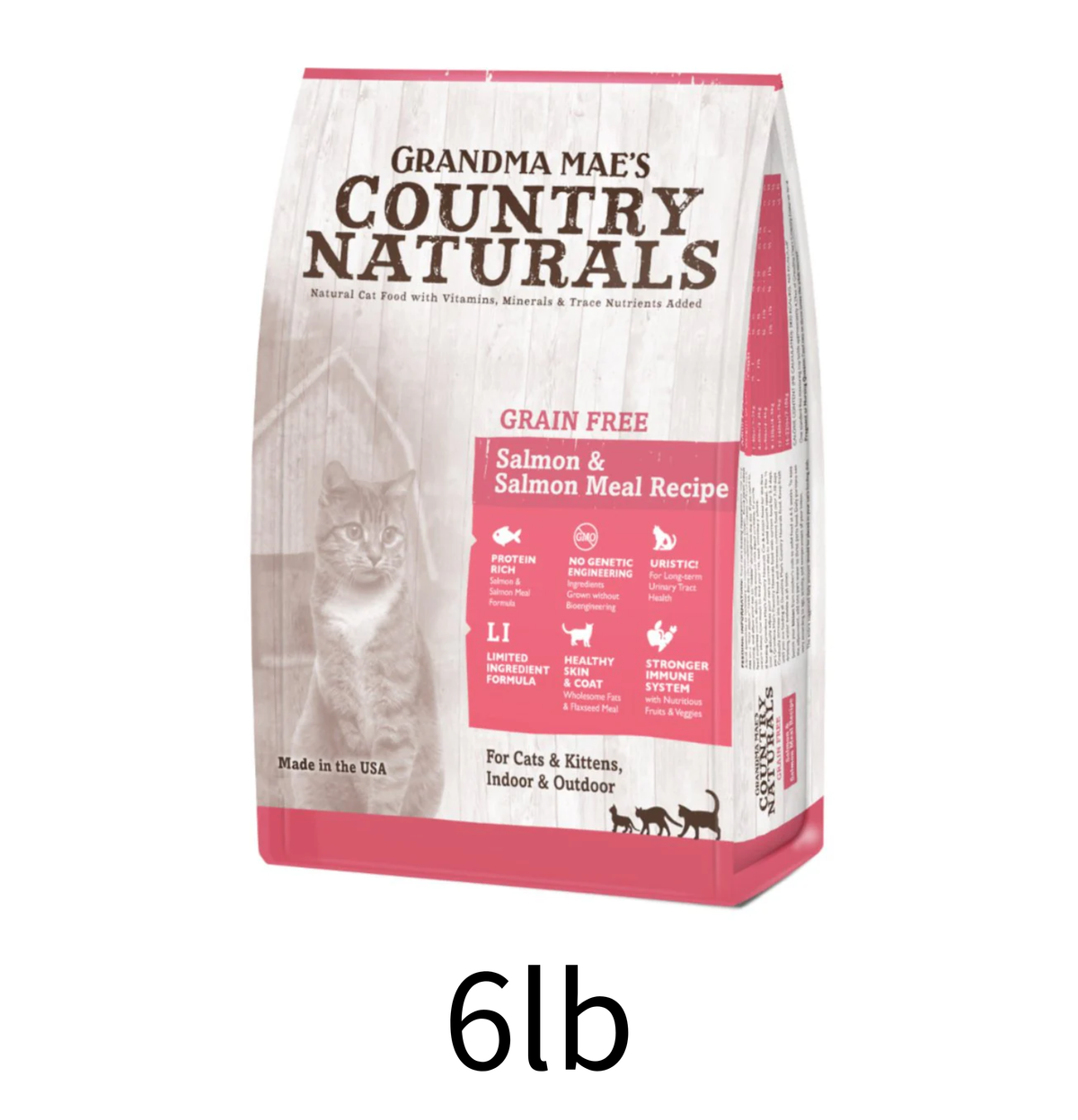 Country Naturals | 無穀物低敏三文魚貓乾糧