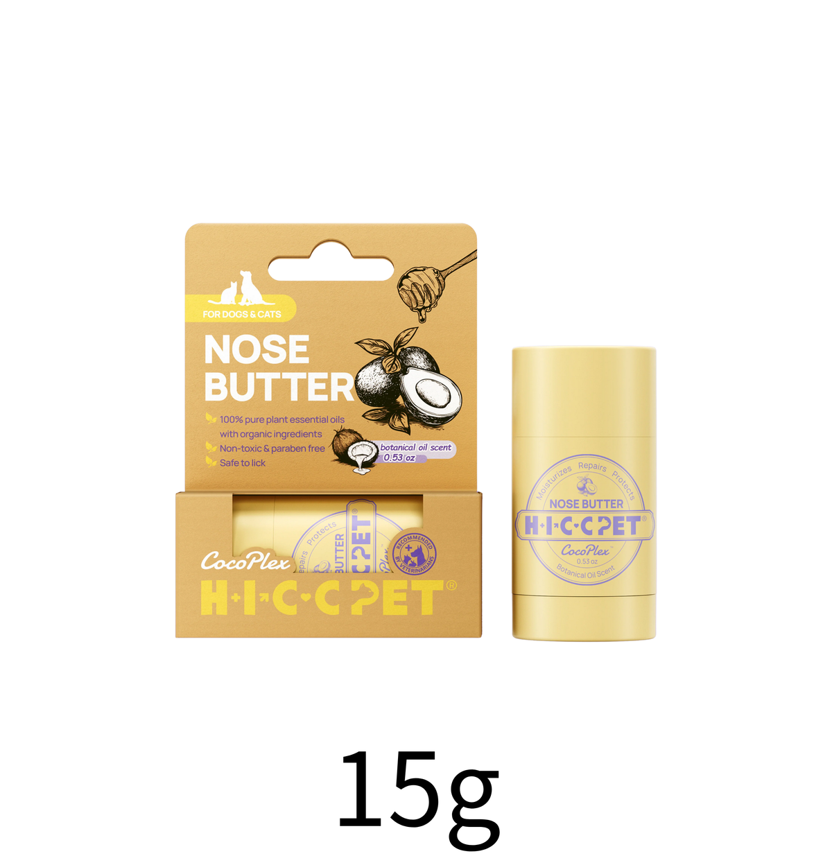 HICCPET |  寵物修護鼻膏（貓狗適用） - 15g - Lantau Pet