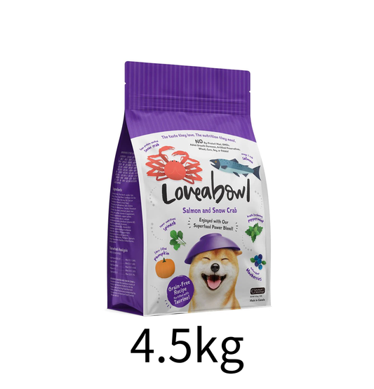 Loveabowl | 無穀物雪蟹+三文魚海鮮狗乾糧- Lantau Pet