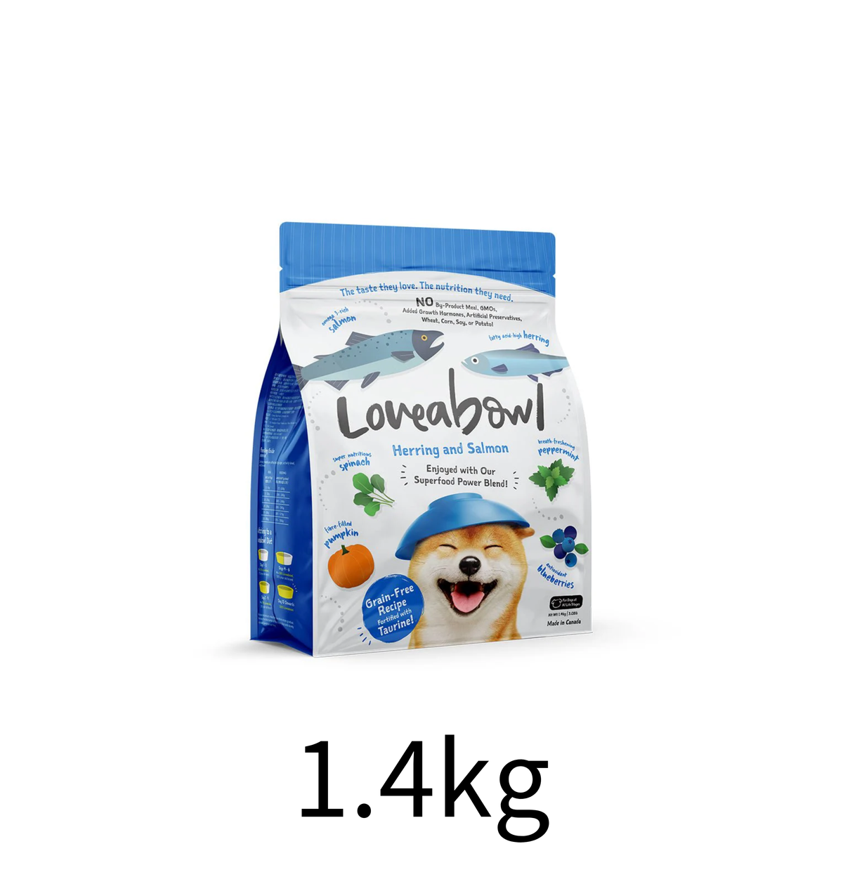 Loveabowl | 無穀物希靈魚+三文魚海鮮狗乾糧- Lantau Pet