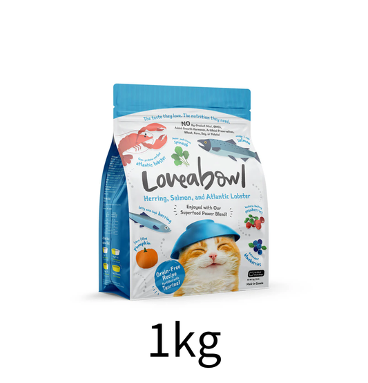 Loveabowl | 無穀物龍蝦+雙魚海鮮貓乾糧- Lantau Pet