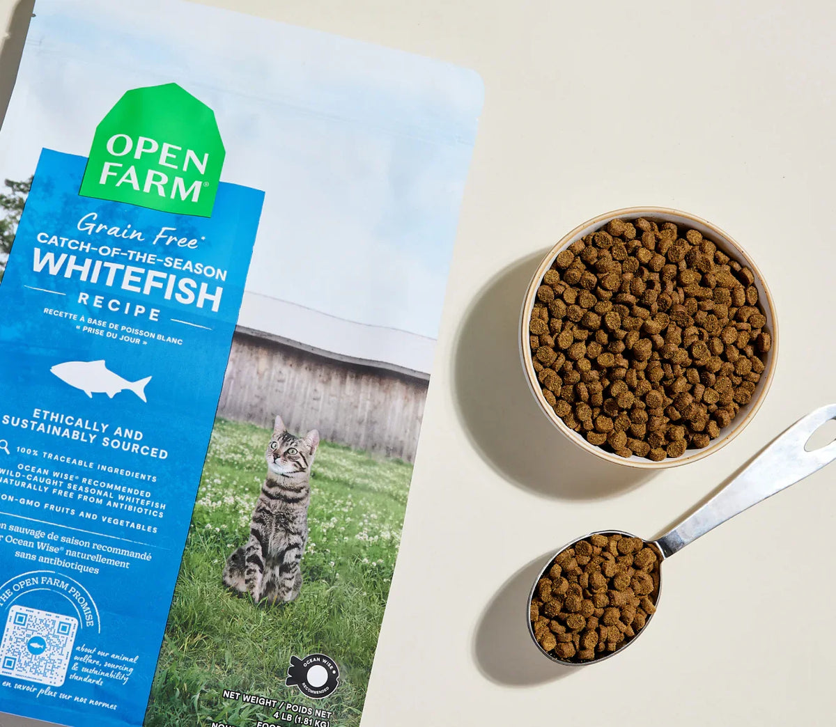 Open Farm | 無穀物海捕時令白魚扁豆配方貓乾糧 4lb