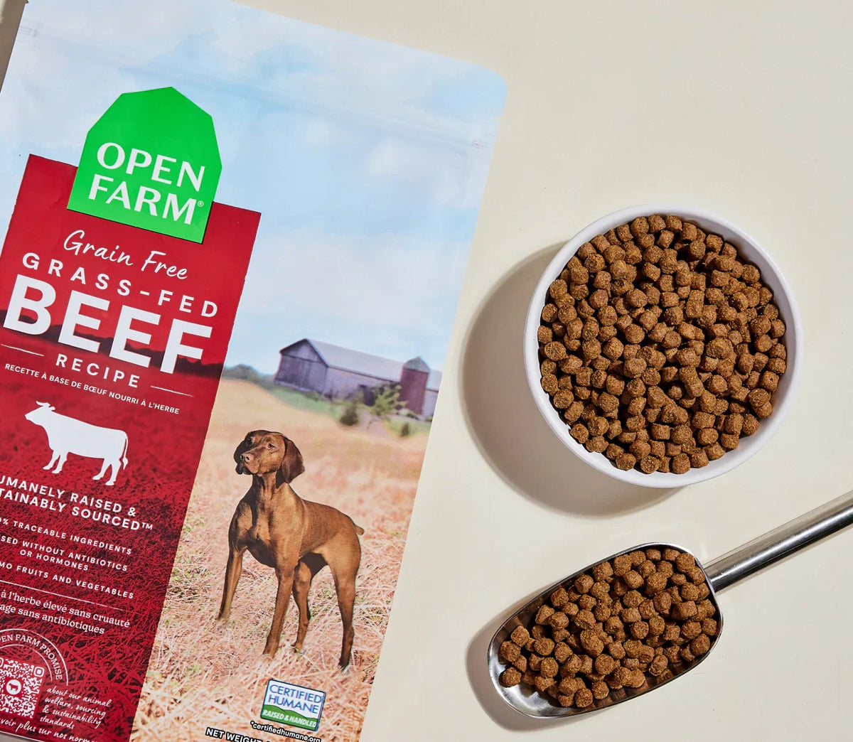 Open Farm | 無穀物草飼牛肉配方狗乾糧 11lb