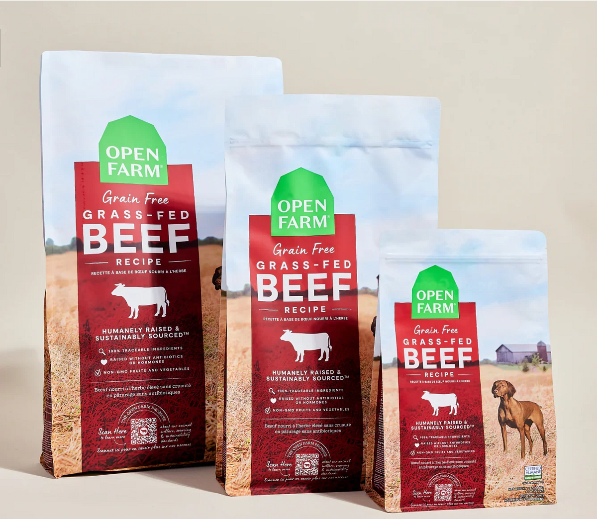 Open Farm | 無穀物草飼牛肉配方狗乾糧 22lb