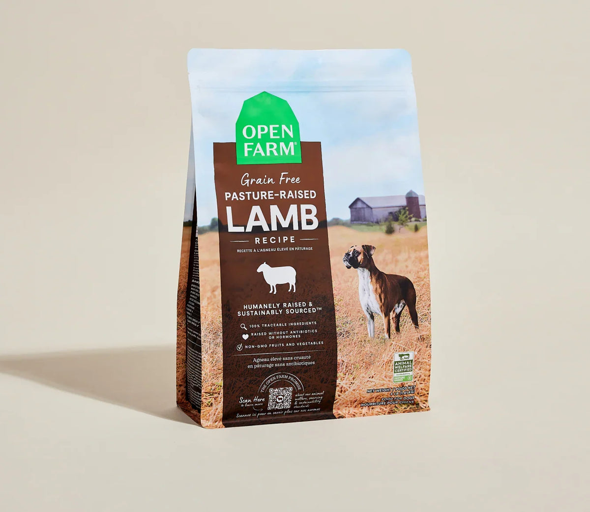 Open Farm | 無穀物放養羊蔬菜配方狗乾糧 4lb