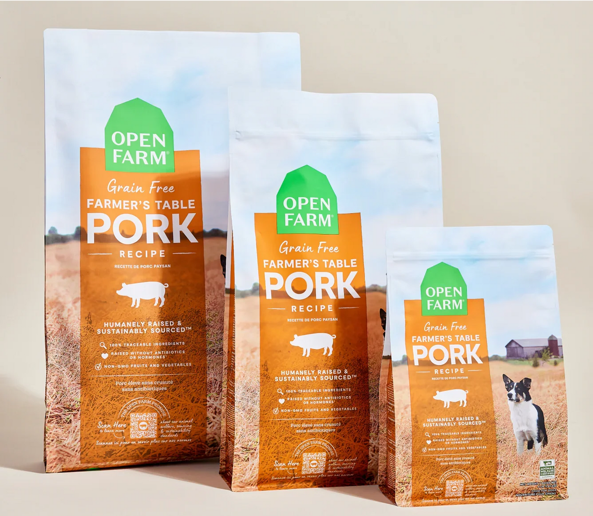 Open Farm | 無穀物豚肉蔬菜配方狗乾糧 4lb