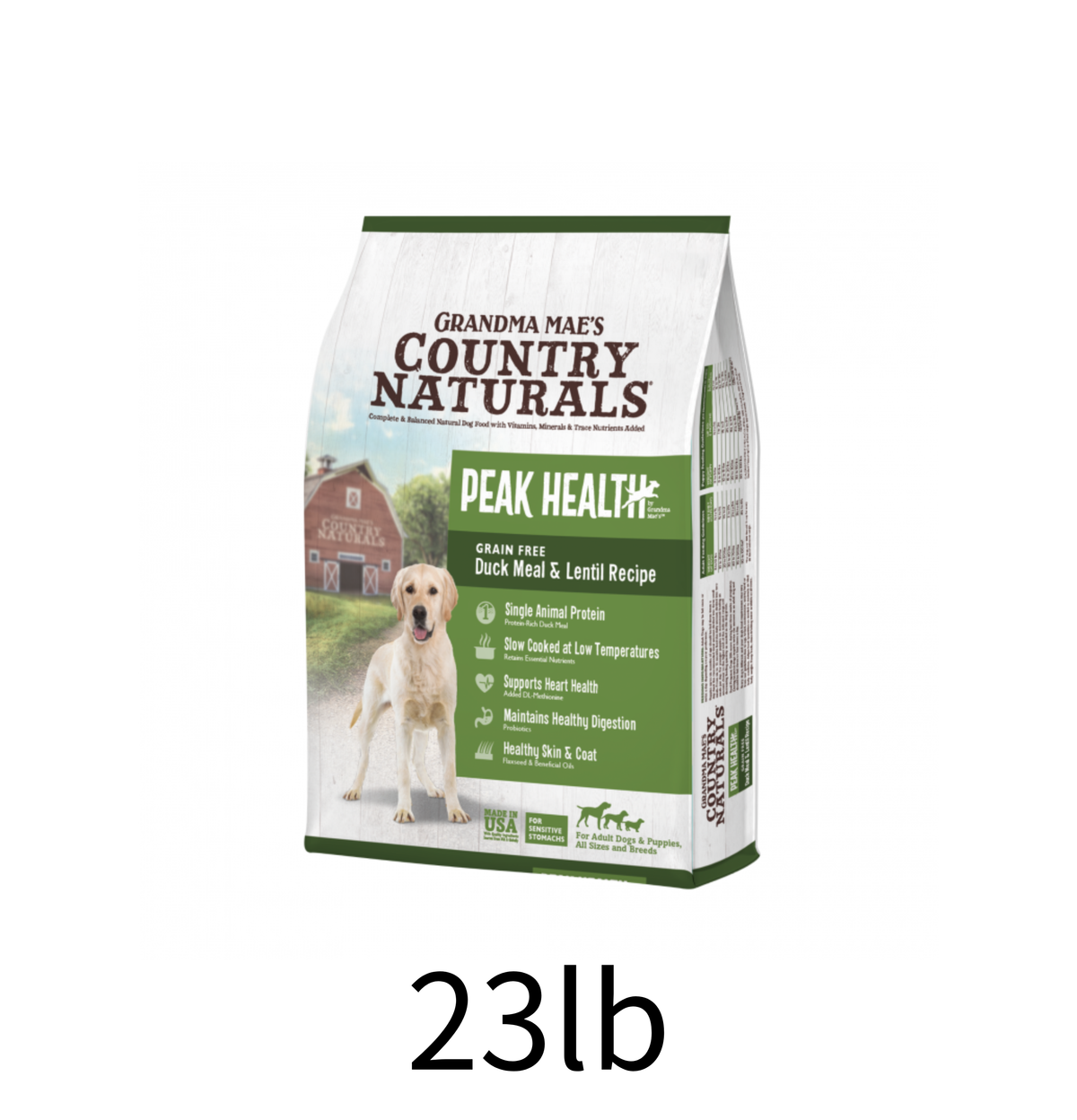 Country Naturals | 無穀物防敏鴨肉狗乾糧 - 23lb
