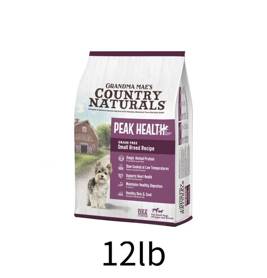 Country Naturals | 無穀物羊肉中小型犬亮毛配方狗乾糧 - 12lb