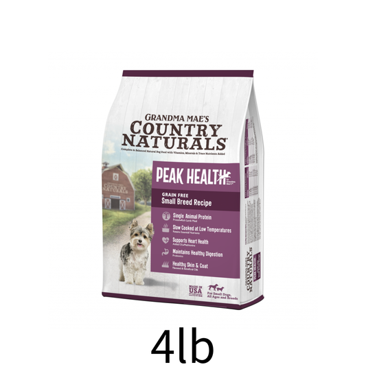 Country Naturals | 無穀物羊肉中小型犬亮毛配方狗乾糧 - 4lb