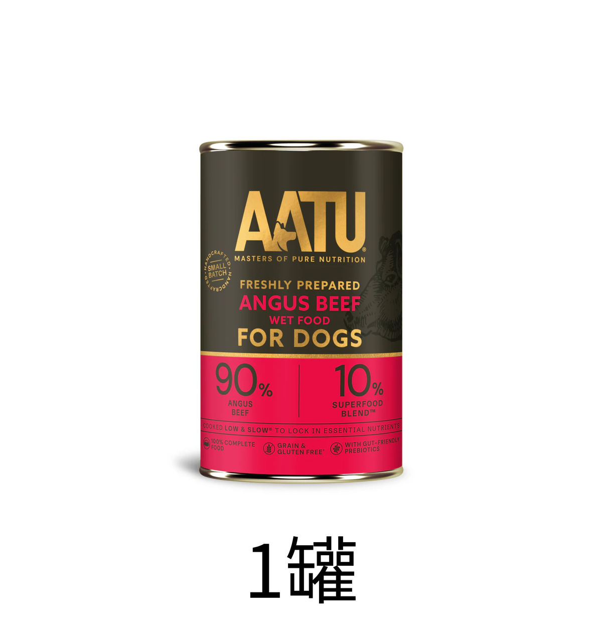 AATU | 安格斯牛肉主食狗罐頭 400g x1罐