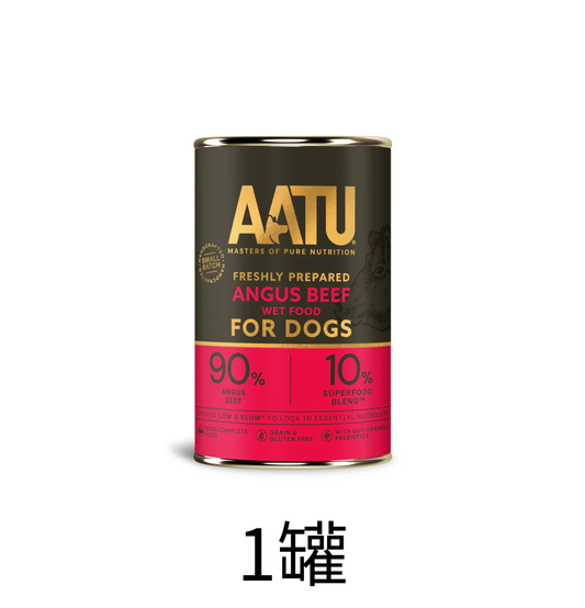 AATU | 安格斯牛肉主食狗罐頭 400g x1罐