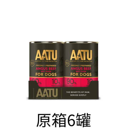 AATU | 安格斯牛肉主食狗罐頭 400g x原箱（6罐）