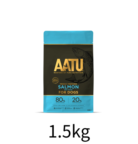 AATU | 無穀物野生三文魚防敏天然狗乾糧 1.5kg