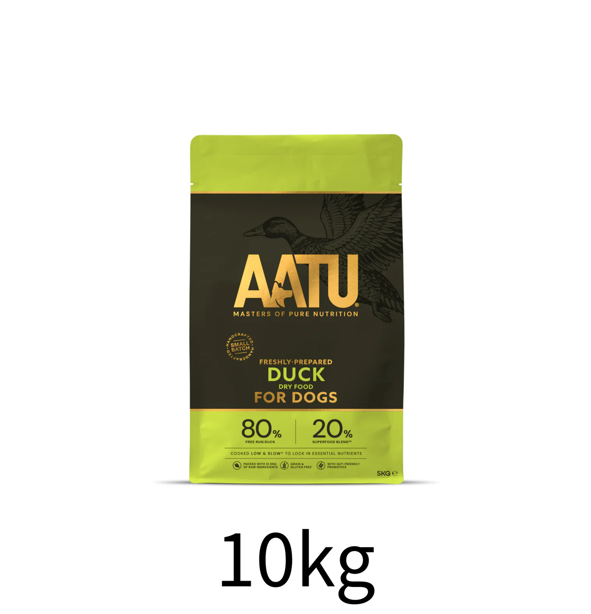 AATU | 無穀物走地鴨肉低敏天然狗乾糧 10kg