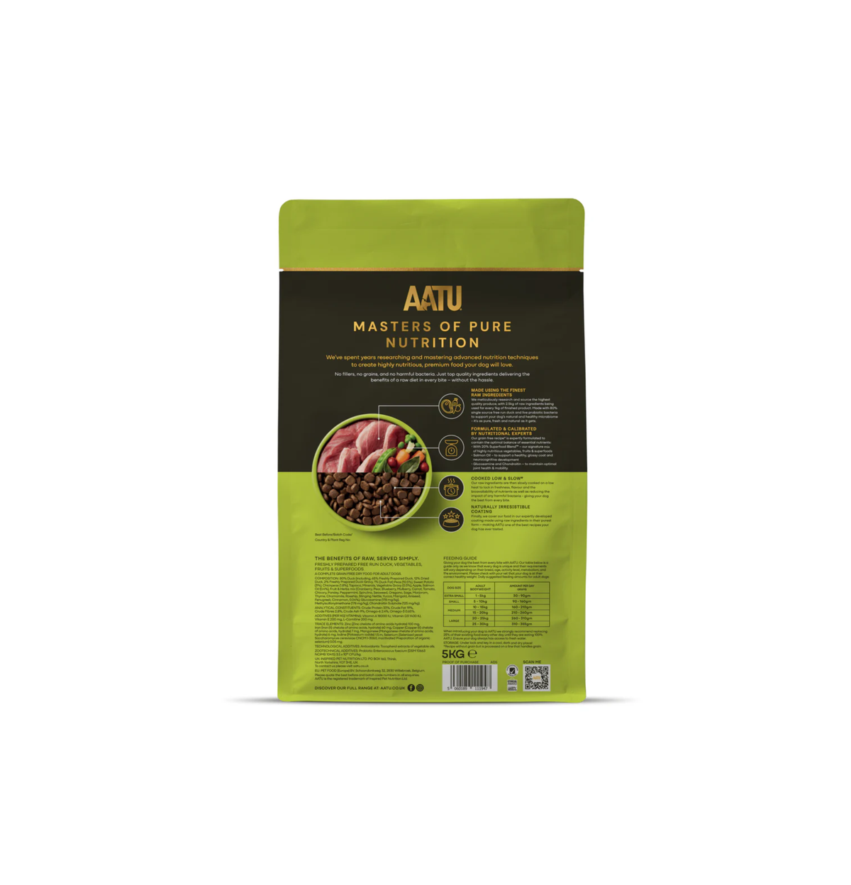 AATU | 無穀物走地鴨肉低敏天然狗乾糧 10kg