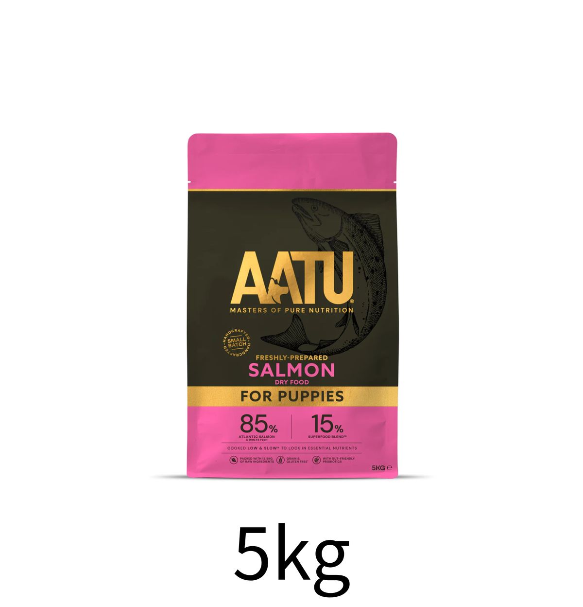 AATU | 無穀物三文魚天然低敏幼犬糧 5kg