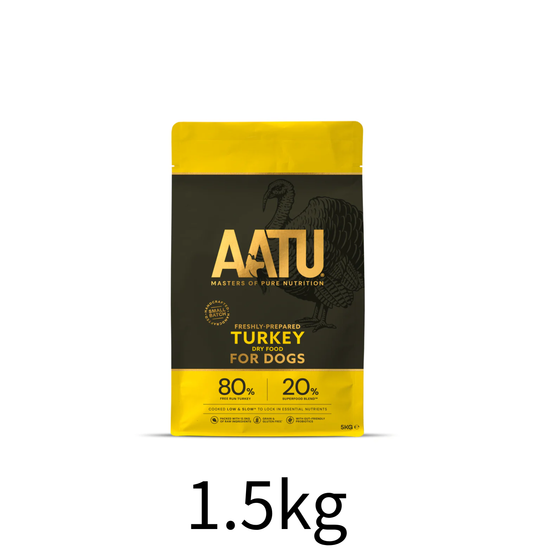 AATU | 無穀物走地自然放養火雞防敏狗乾糧 1.5kg