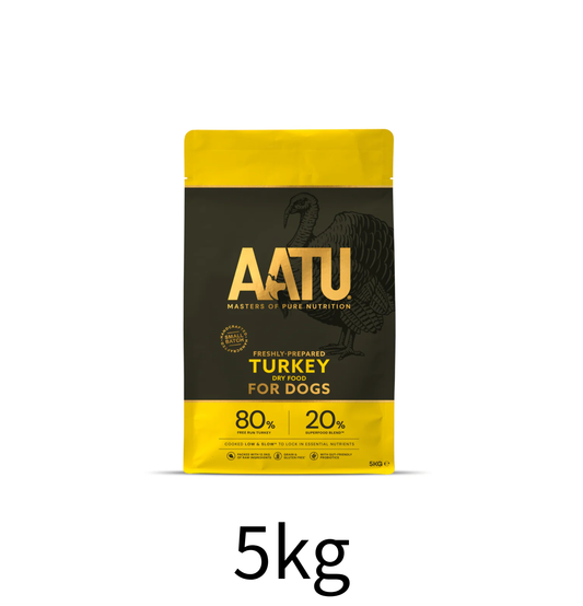 AATU | 無穀物走地自然放養火雞防敏狗乾糧 5kg