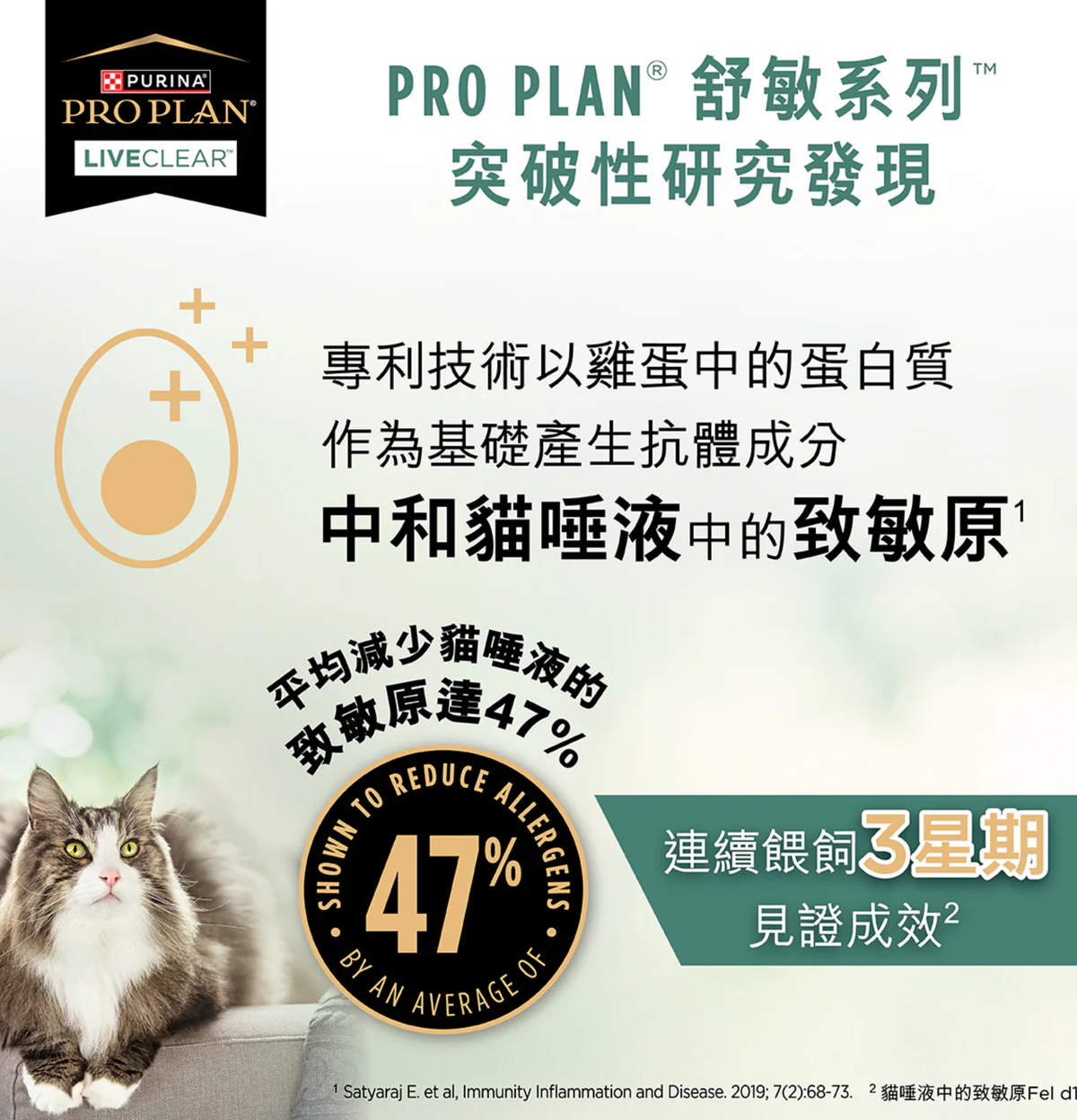 Purina | 舒敏系列™ 成貓敏感皮膚及腸胃配方火雞貓乾糧 3.2lb