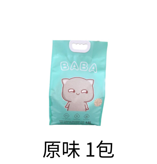 BABA | 豆腐貓砂 18L - 原味 x1包